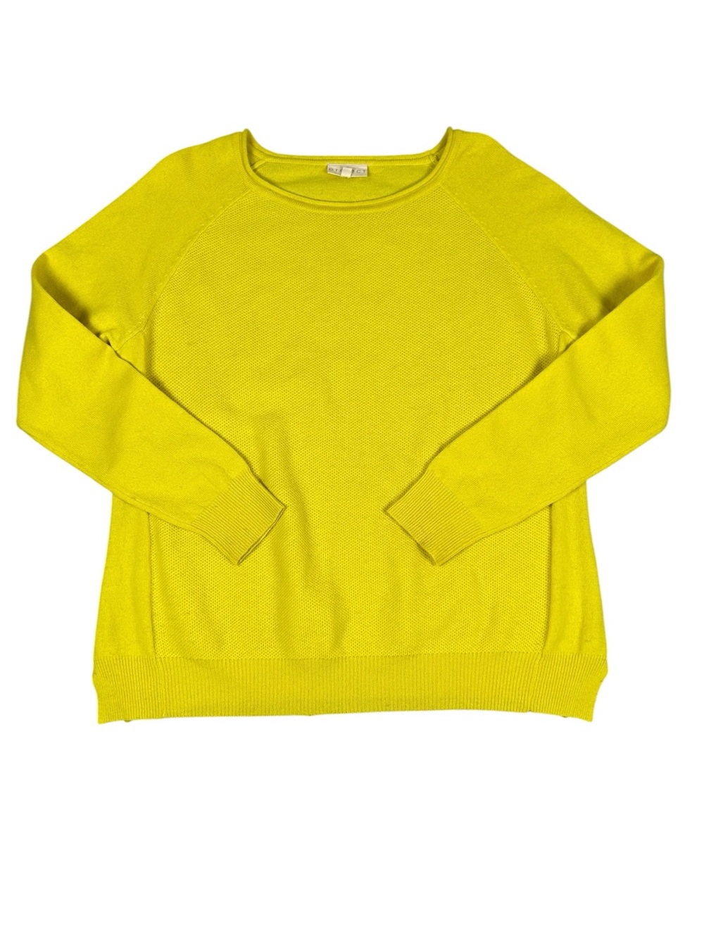 Project J Yellow Cashmere Sweater, size Large